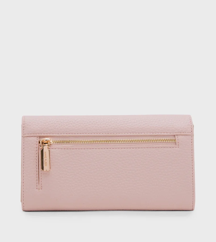 ANNE KLEIN  Anne Klein Textured Flap Wallet for Women | Best Price UAE